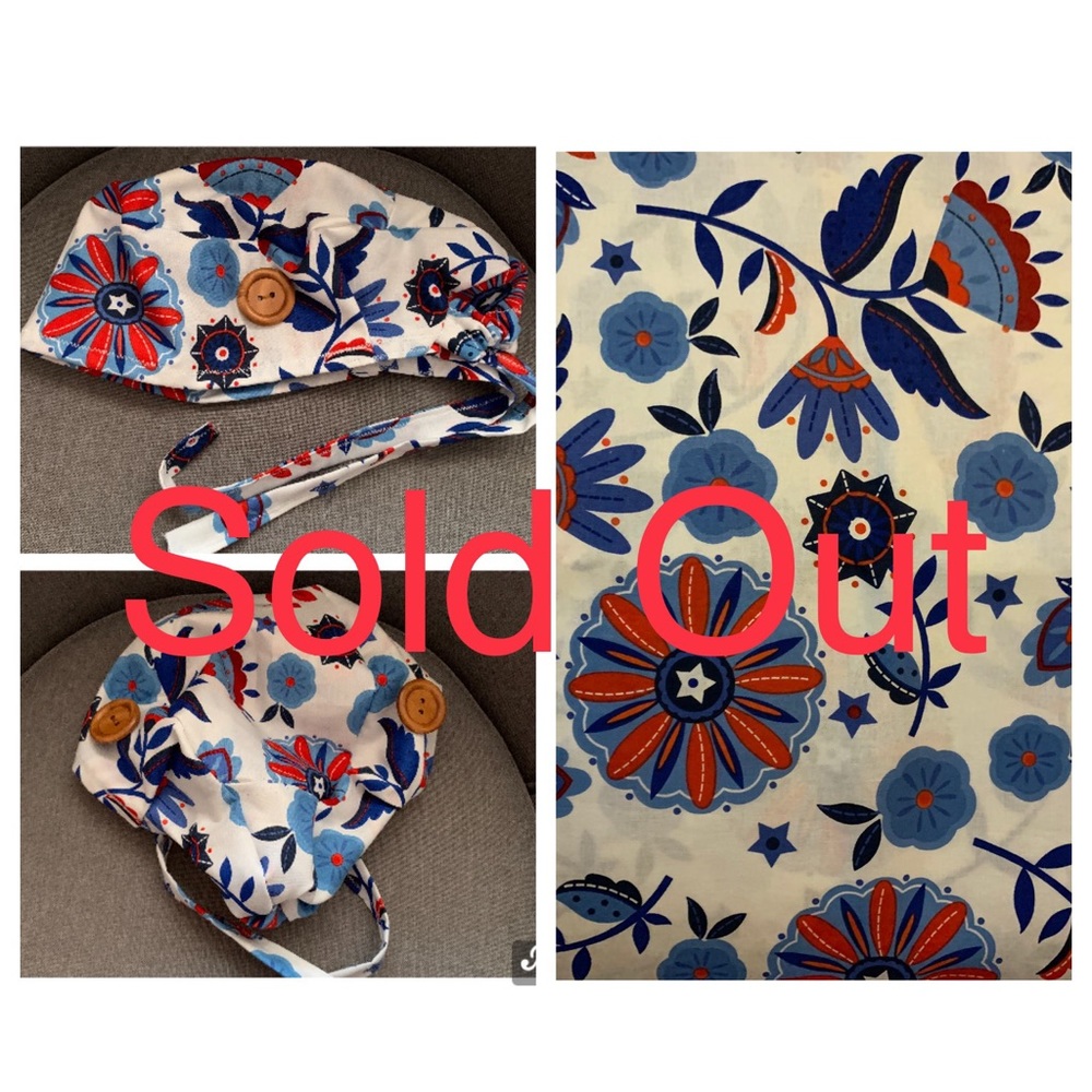 High Quality Fitted Scrub Cap with Buttons